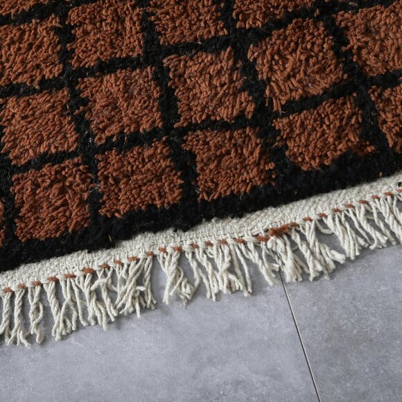 Marrakech Midnight Authentic handwoven Rug - 10ftx8ft - BAHIJA WORKSHOP - Picture 3 of 6